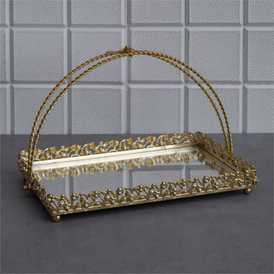 BZ-ELS55A Zeyve Diamond Twisted Rectangular Basket