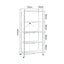 Foldable 4/5 Shelfs Stands FR1954