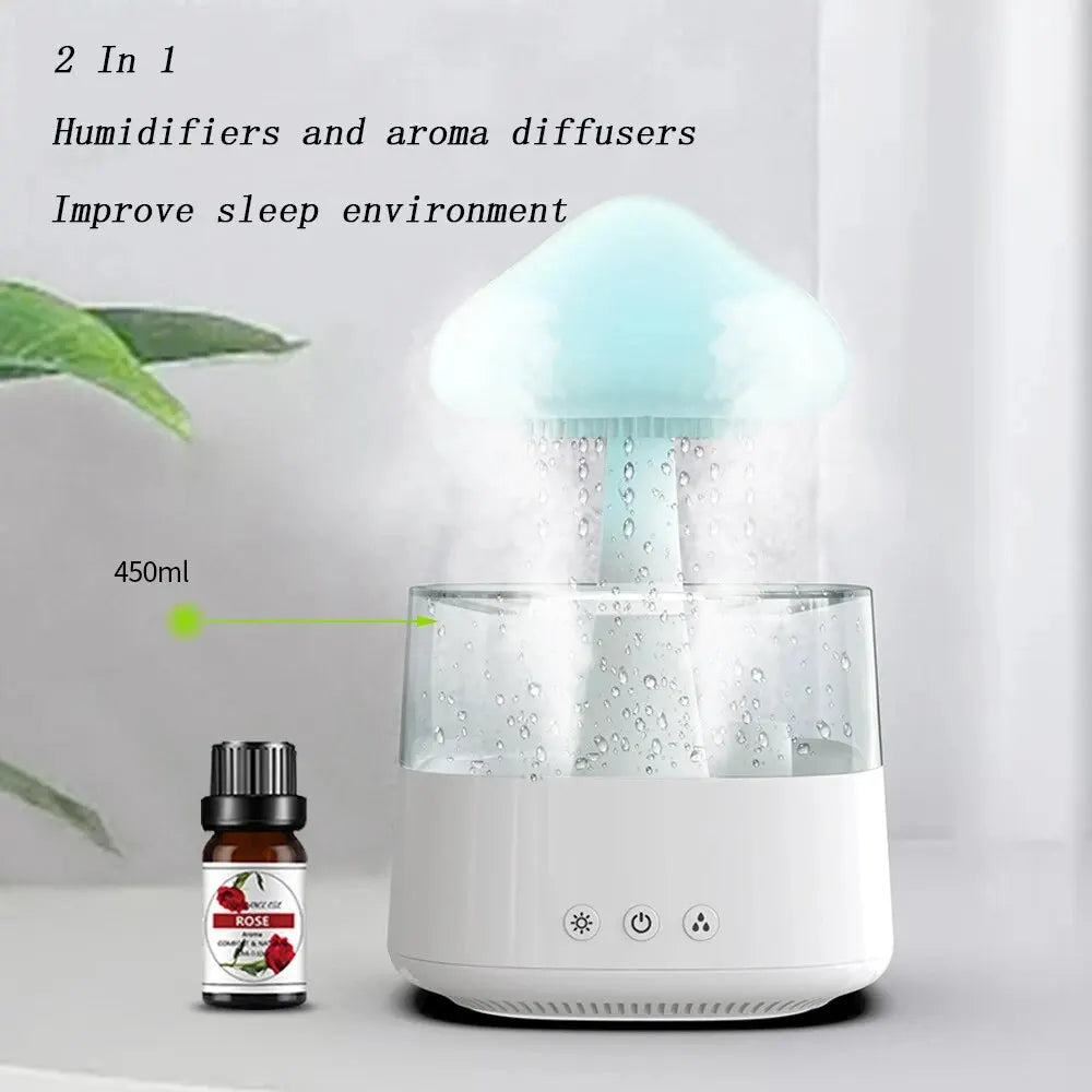 Cloud Raindrop Humidifier FR1559