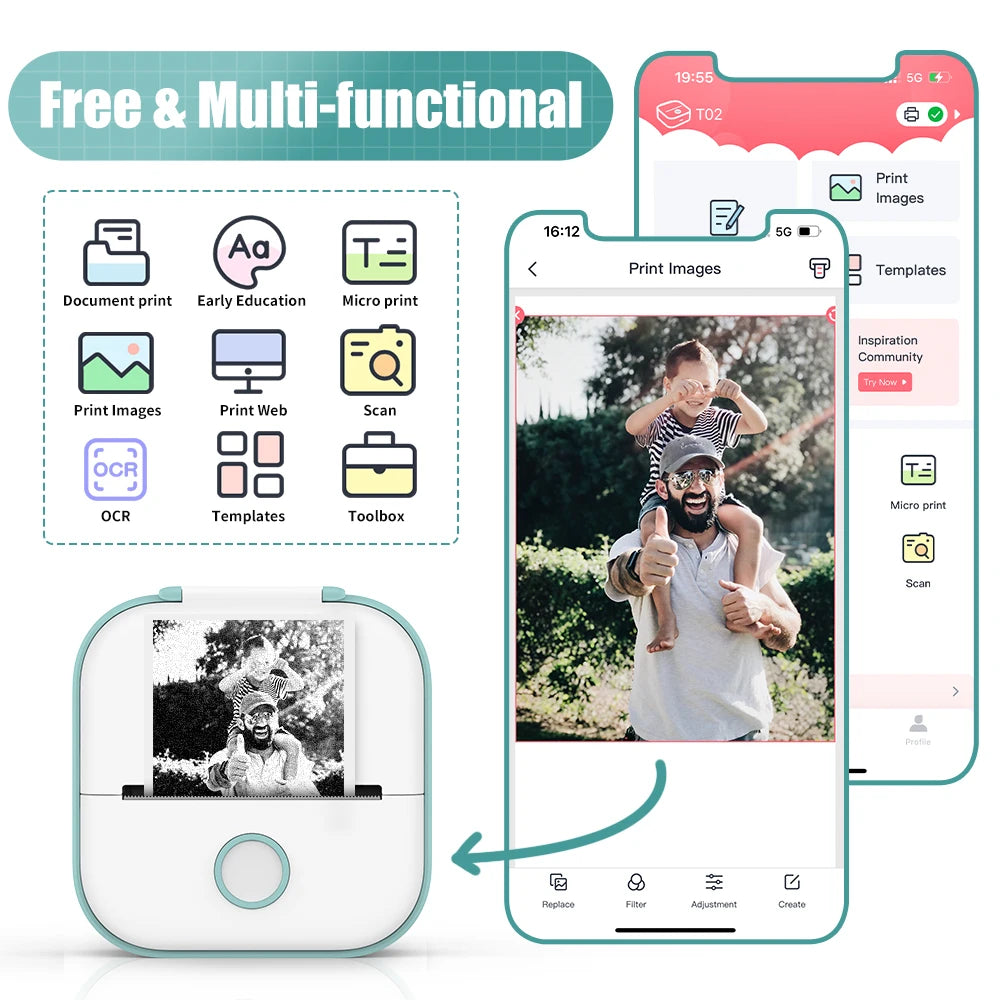Phomemo T02 Portable Printer FR1585