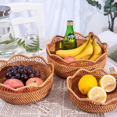 Hand-Woven Storage Basket 3PCS Set FR1697