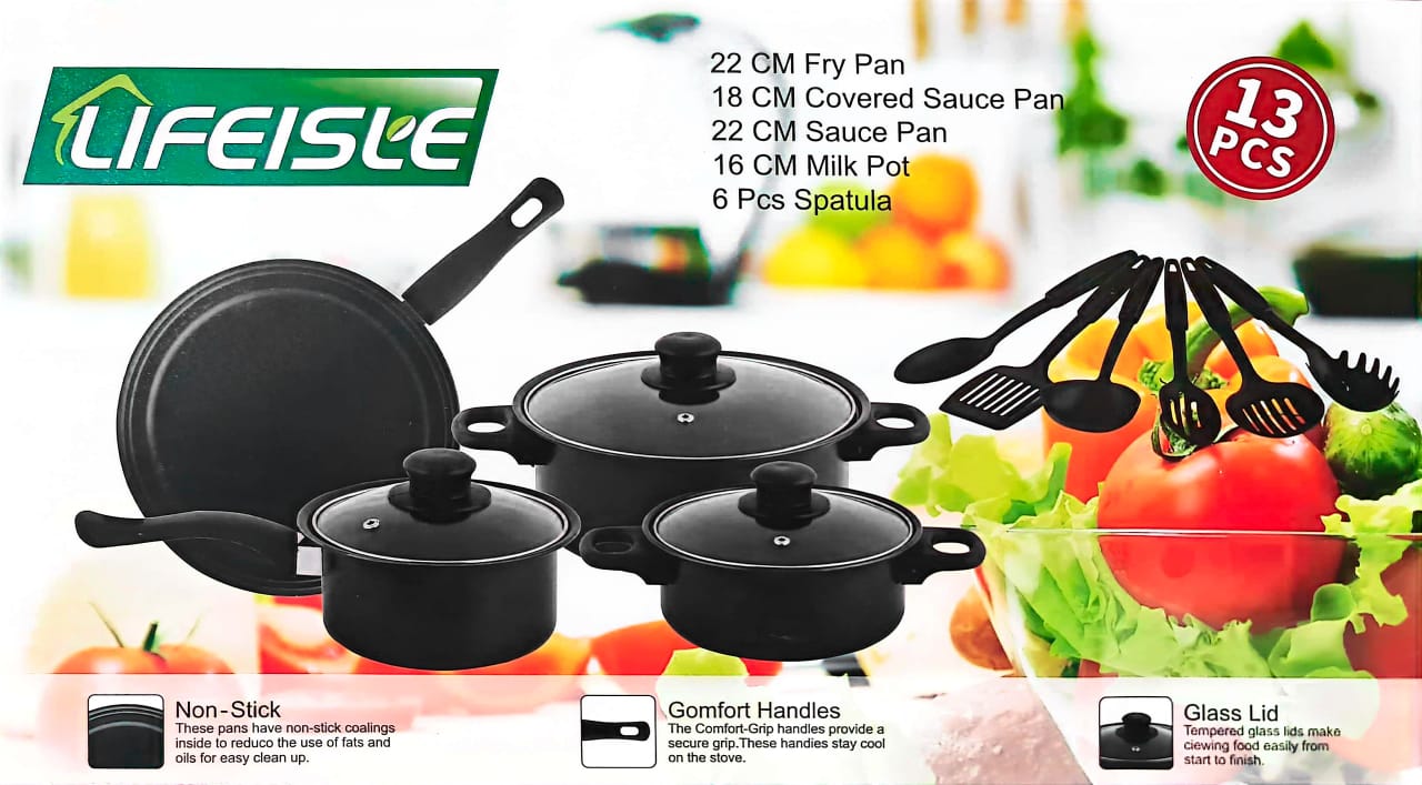 13 pcs Cookware Set