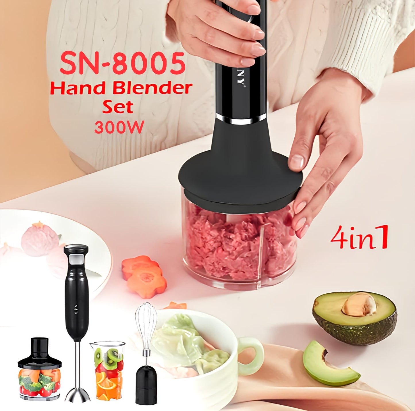 Hand Blender Set 4in1 FR1817