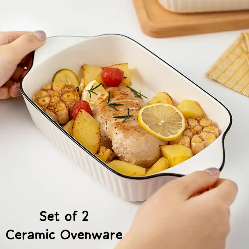 Set of 2 Ceramic OvenWare