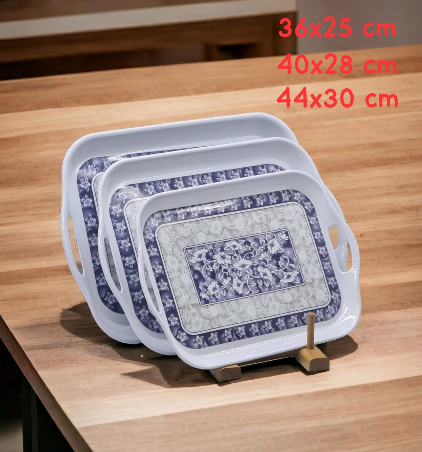 Rect. Melamine tray Set