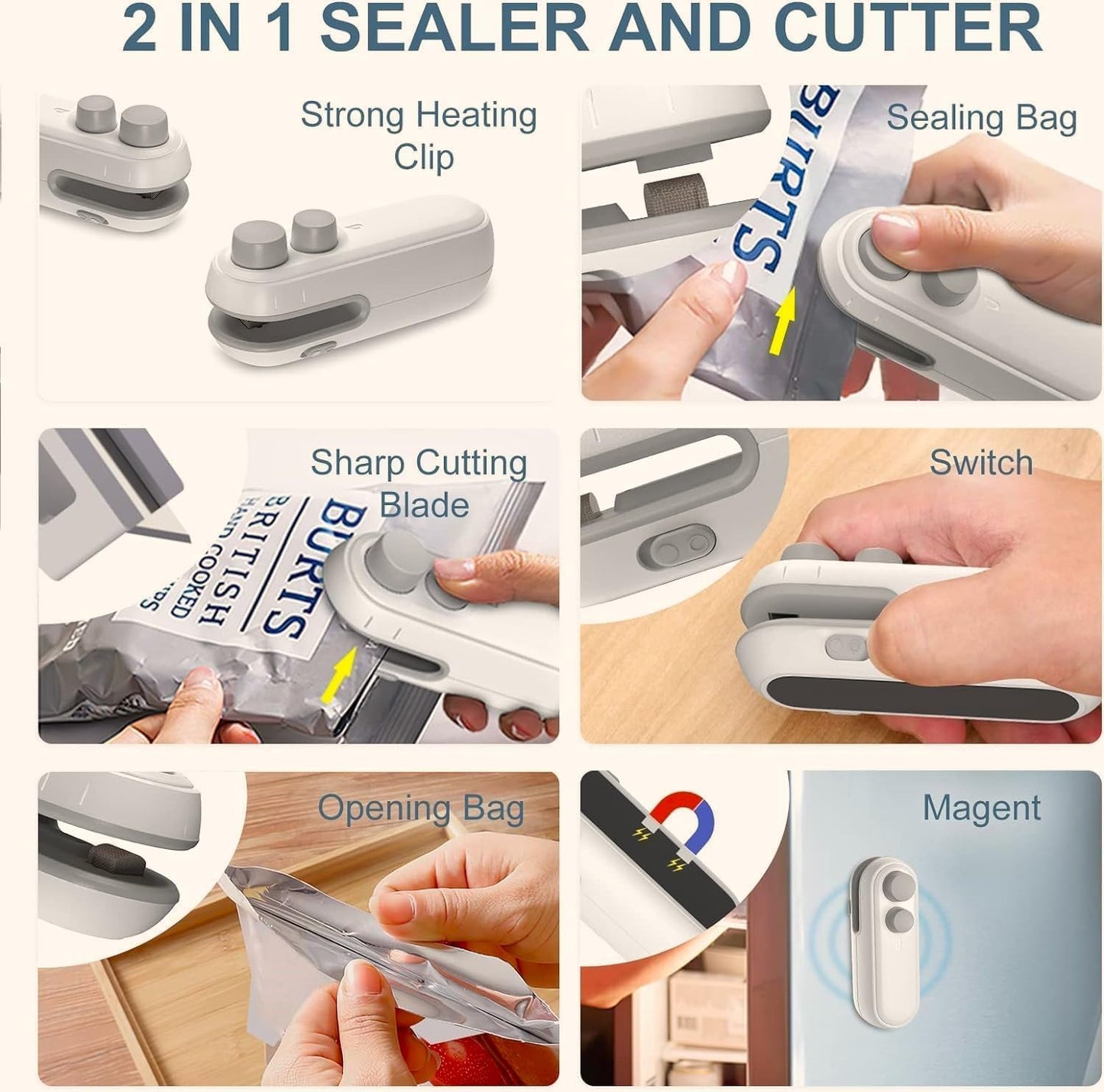 USB Rechargeable Mini Sealer