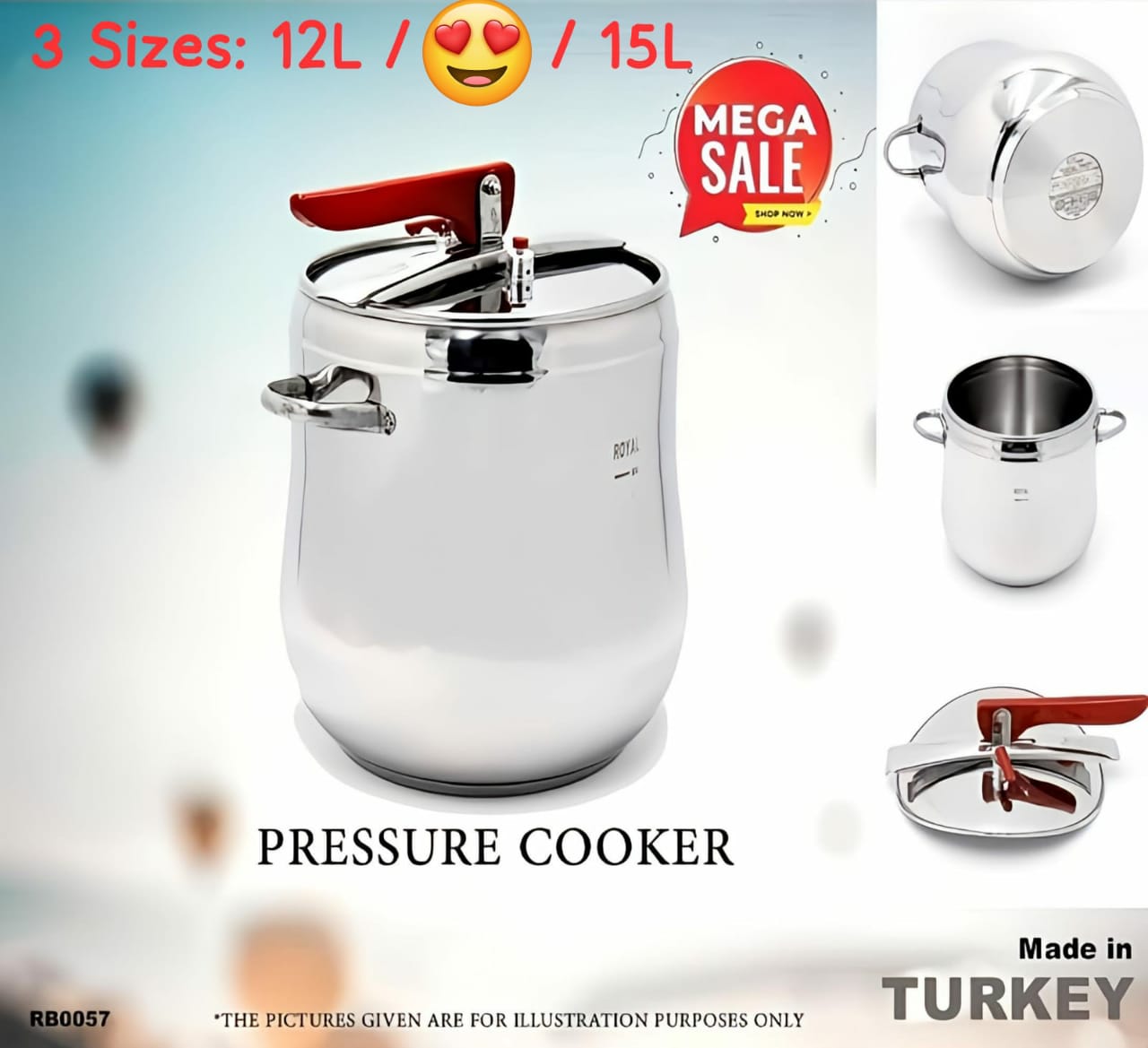 Turkish SS Pressure Cookers