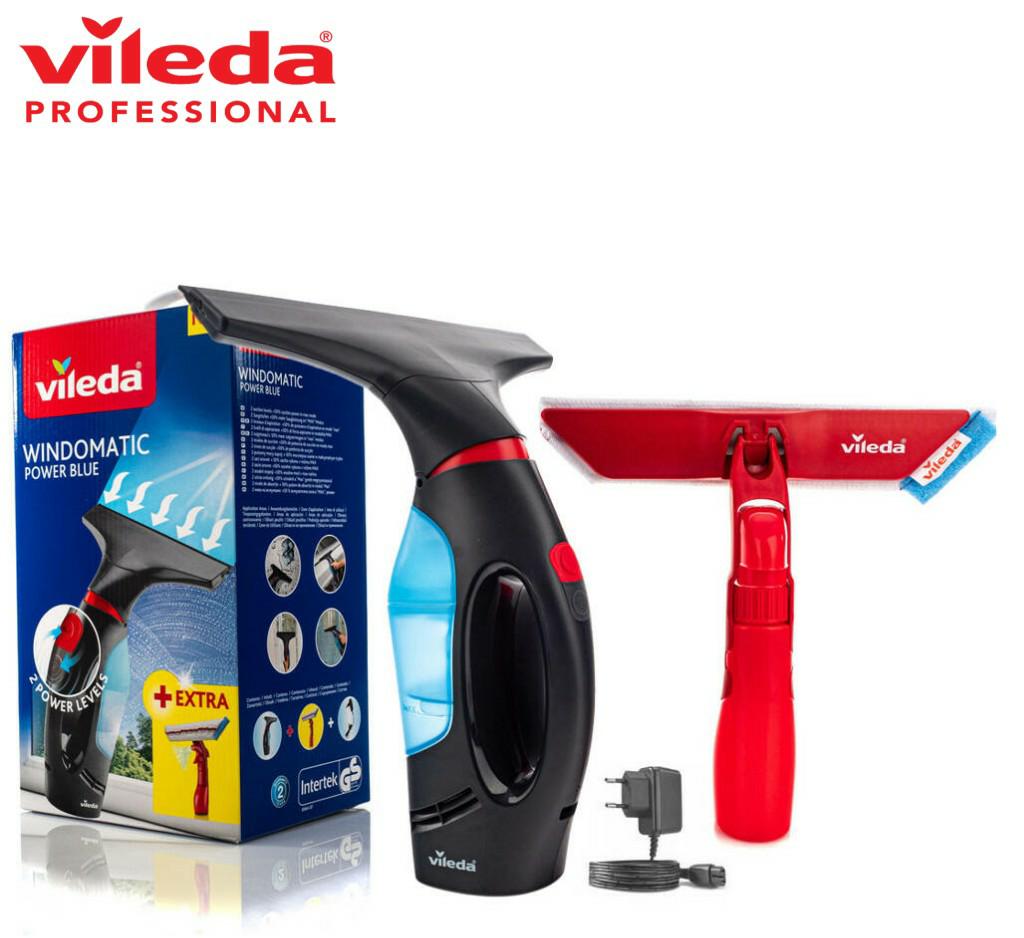 Vileda Windomatic Power Blue Glass Vacuum Cleaner