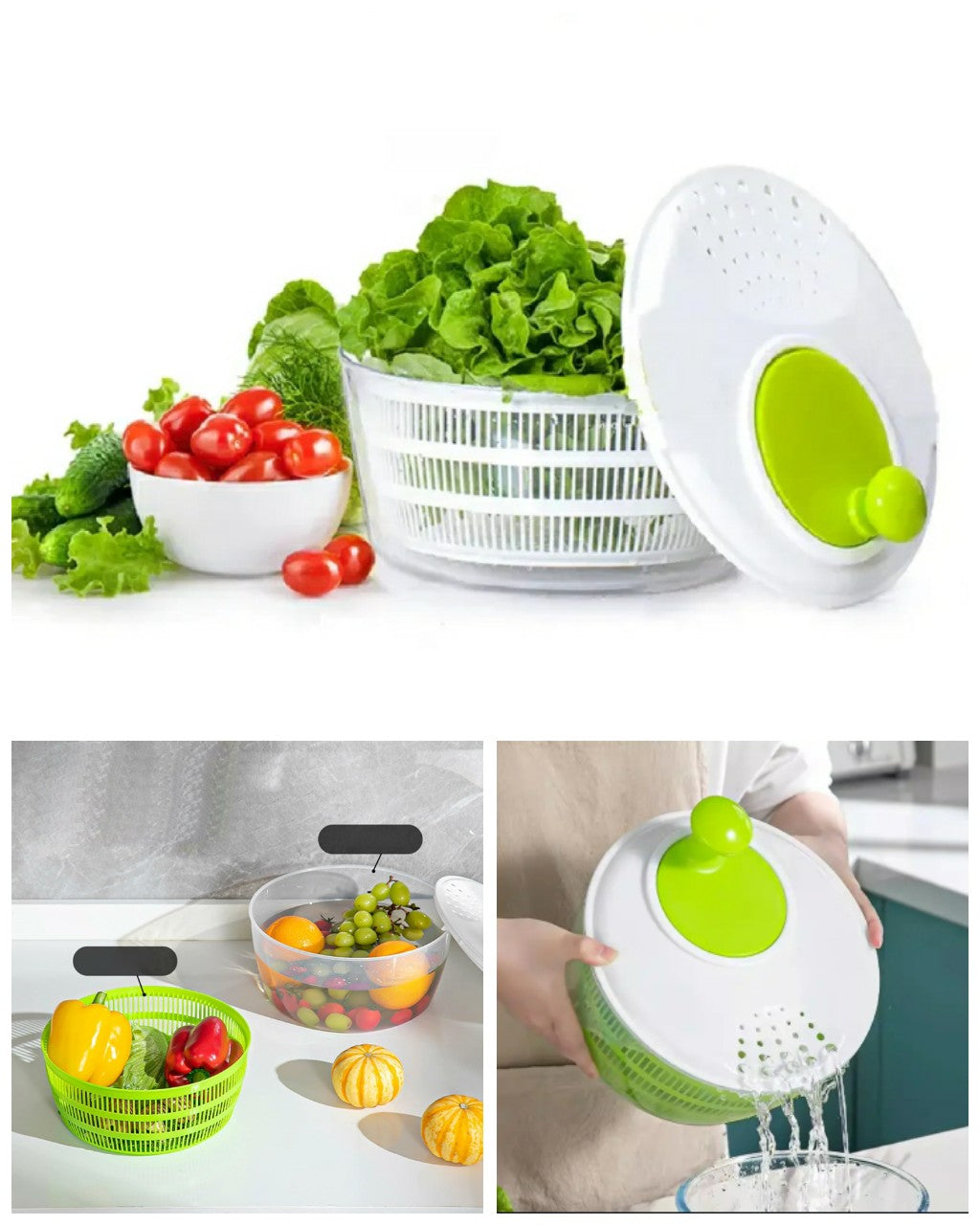 2in1 Veggie Dryer & Food Container