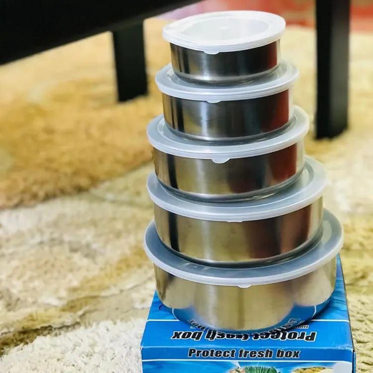 5 in 1 Stainless Containers