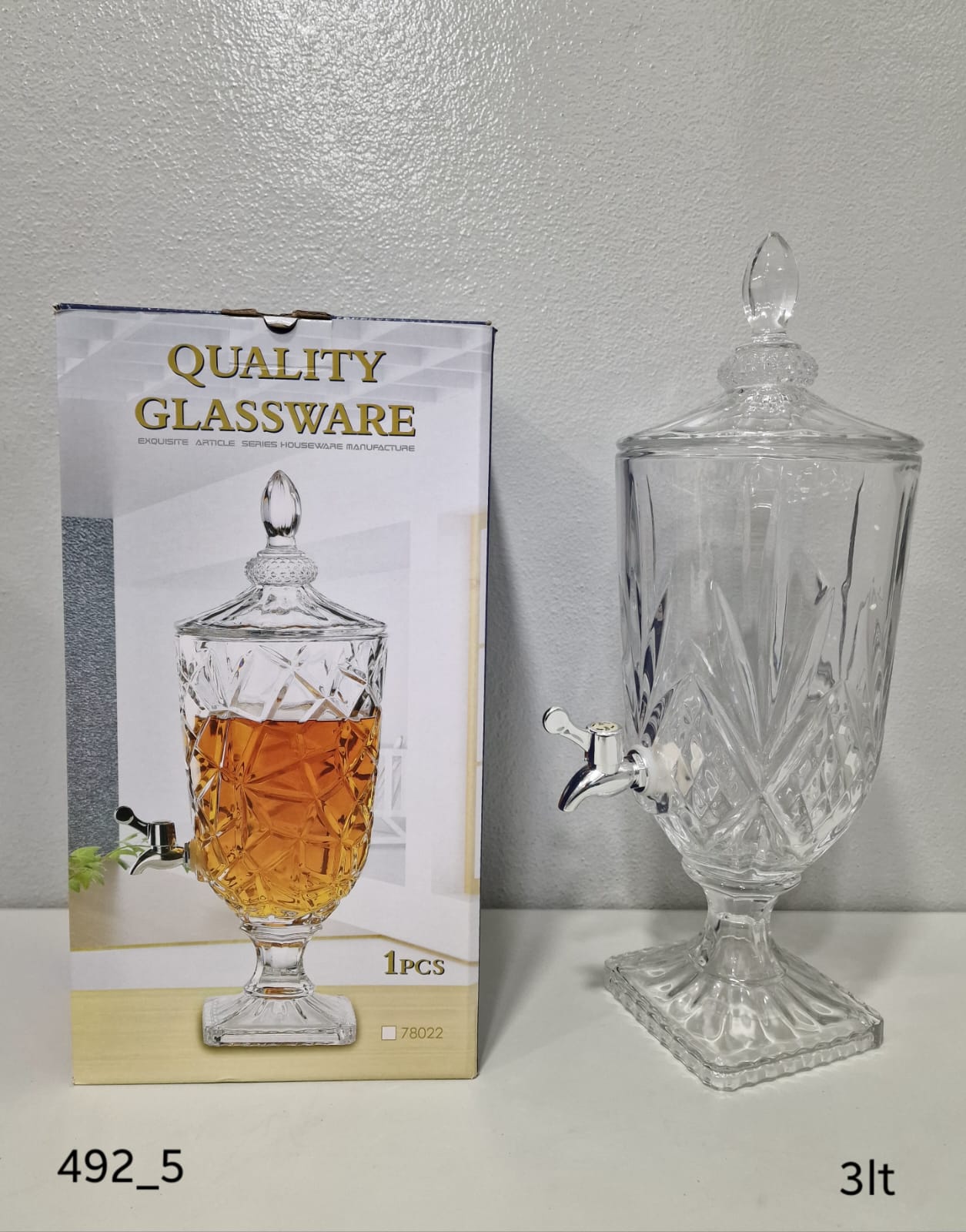 Crystal Juice Dispenser 3L FR1694