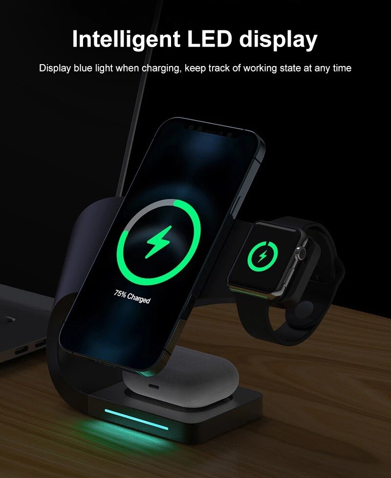 3 In 1 Magnetic Charging Stand