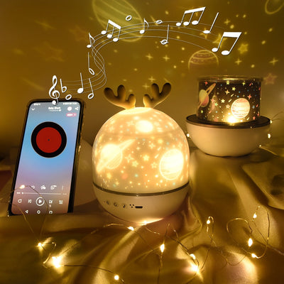 Bluetooth Rabbit Galaxy Projector