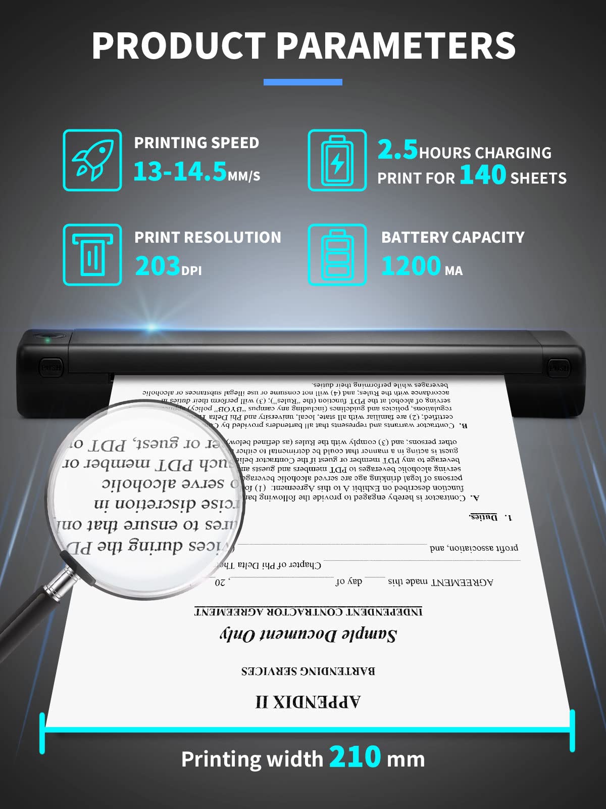 Wireless Mobile Portable Printers