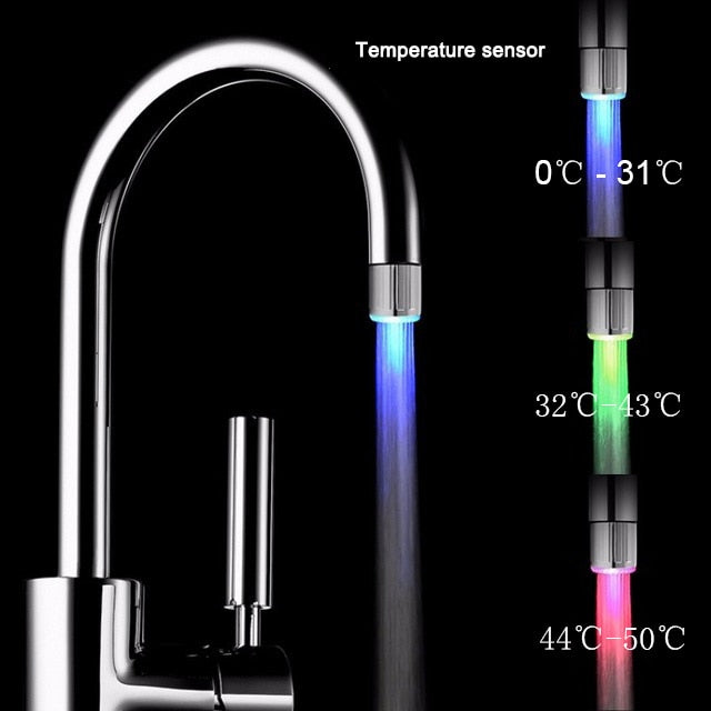 LED Light Faucet