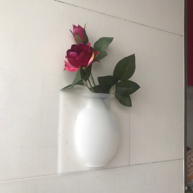 Adhesive Vase