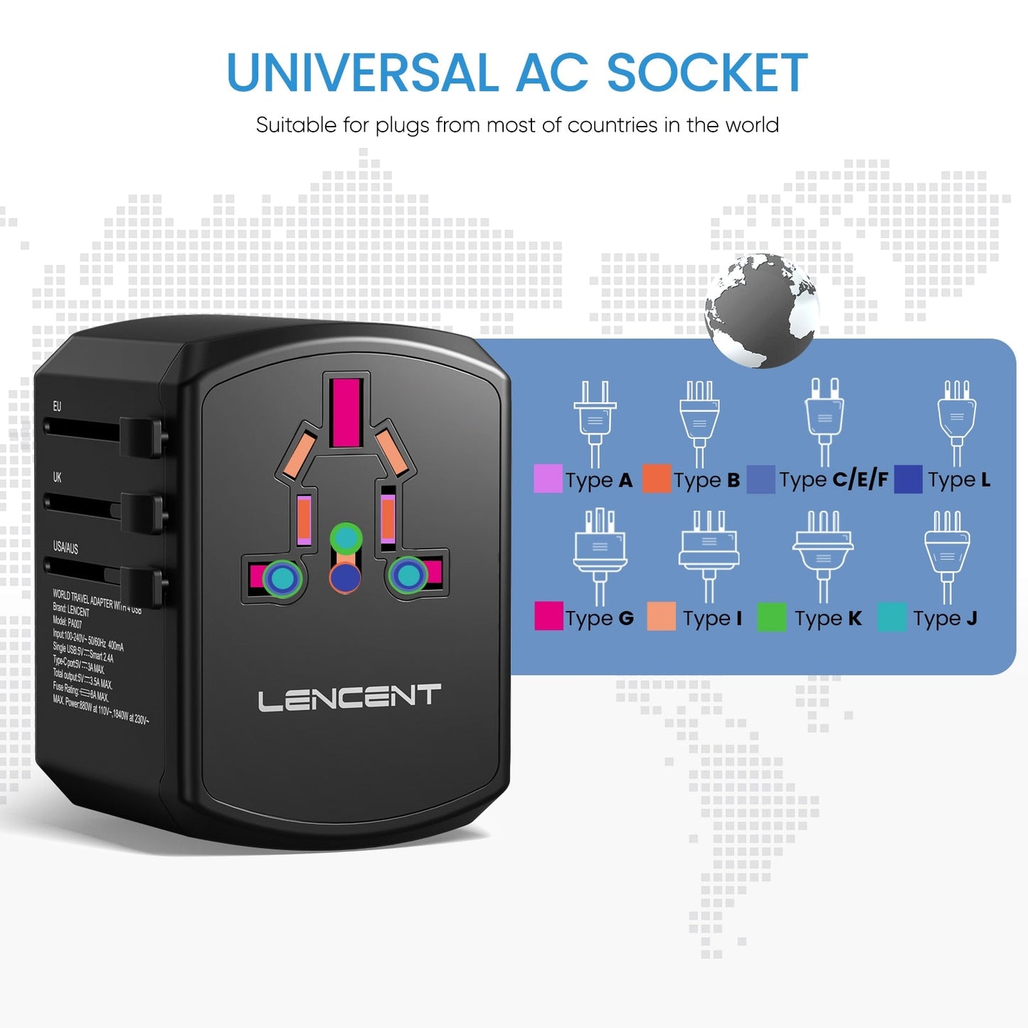 Universal All in One Travel Adapter