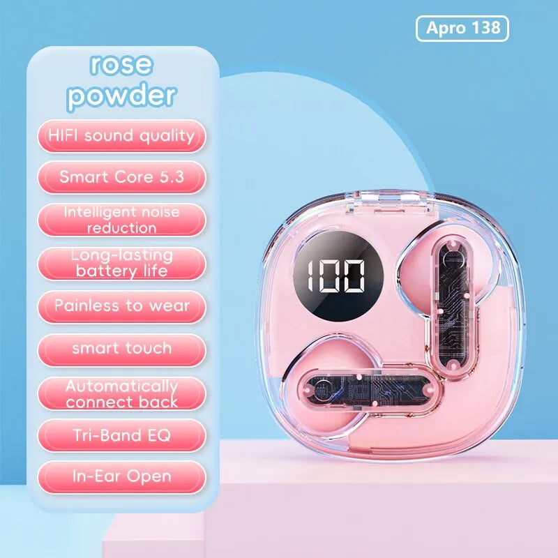 Apro138 Transparent Earphone