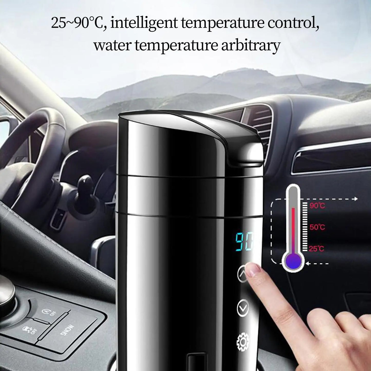 Rechargable Car 400ml Thermos