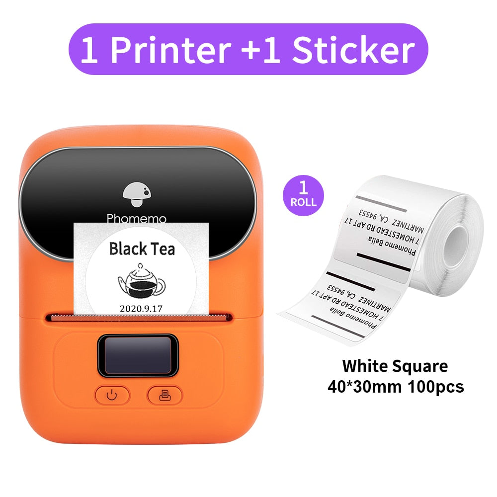 Portable Sticker Thermal Printer