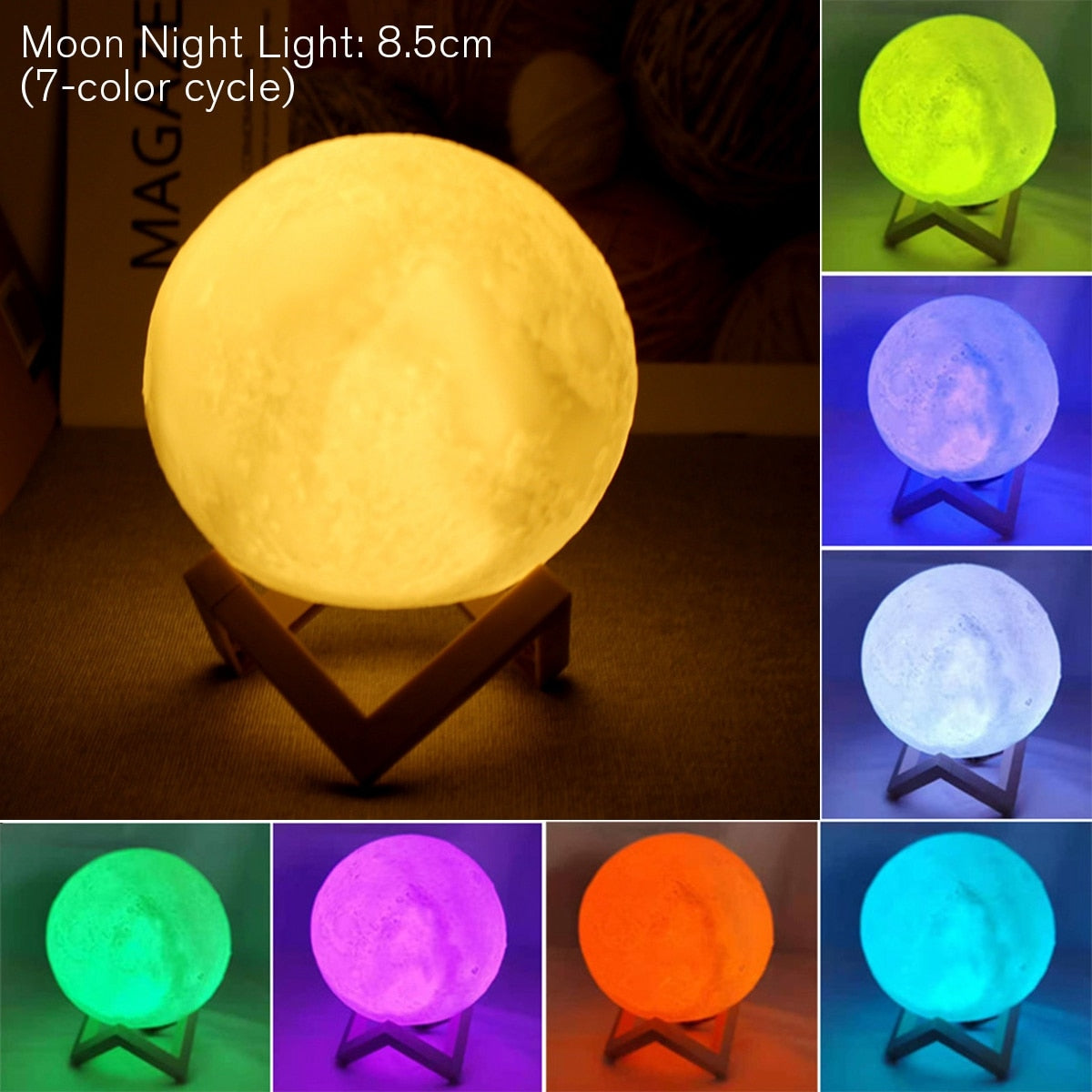 Moon Night Light 12cm